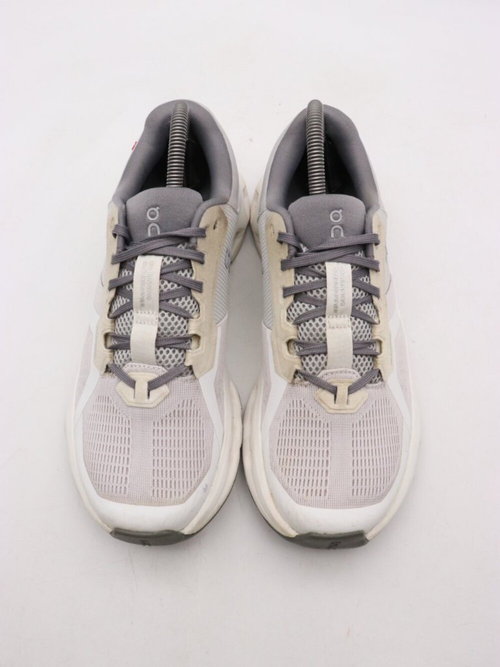 On Cloud Cloud Runner 2 Women's Size 8 Gray White Lace Up Athletic Sneakers - Picture 2 of 14